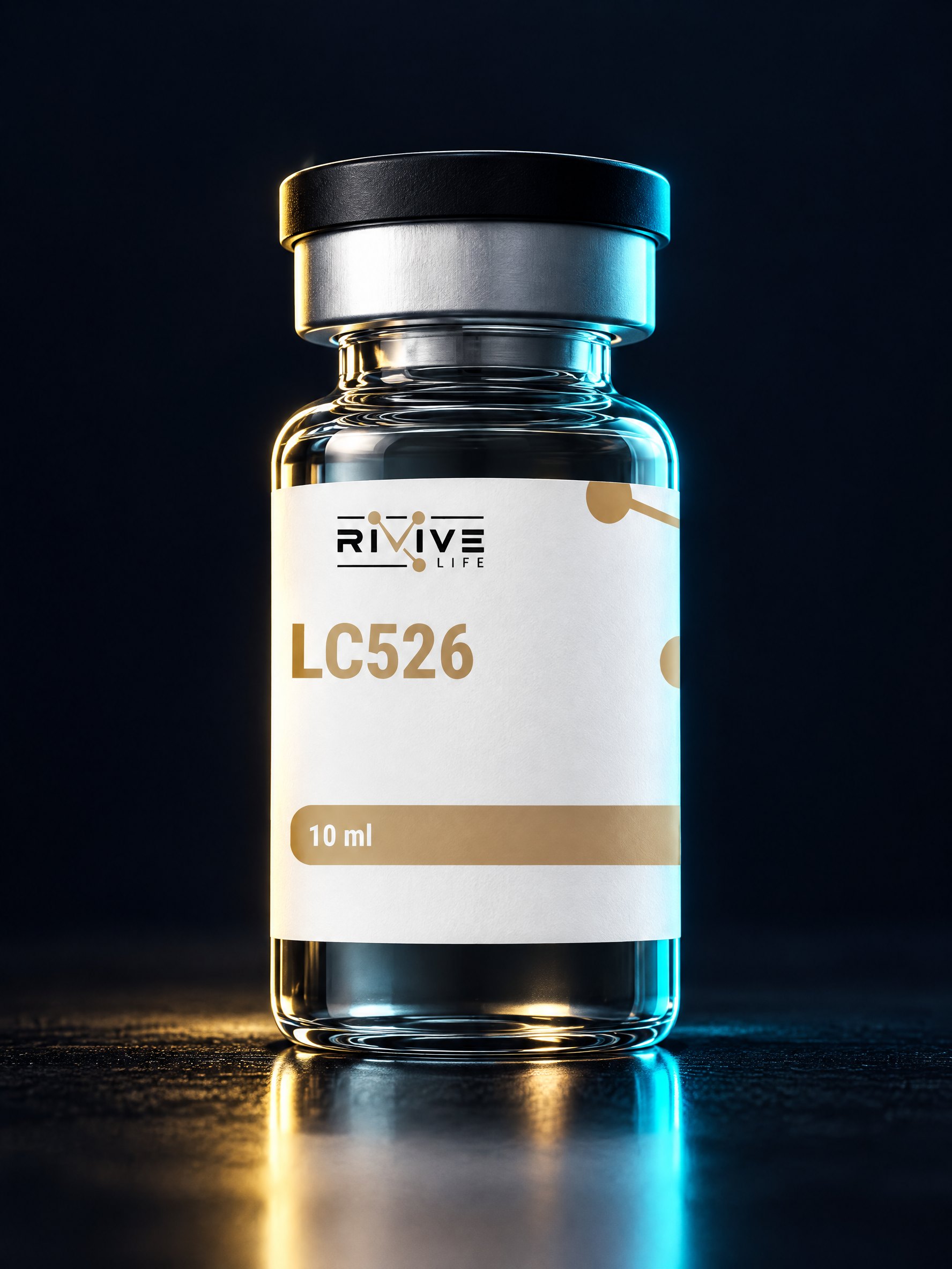 Флакон LC526, жидкость 10 мл, на тёмном фоне