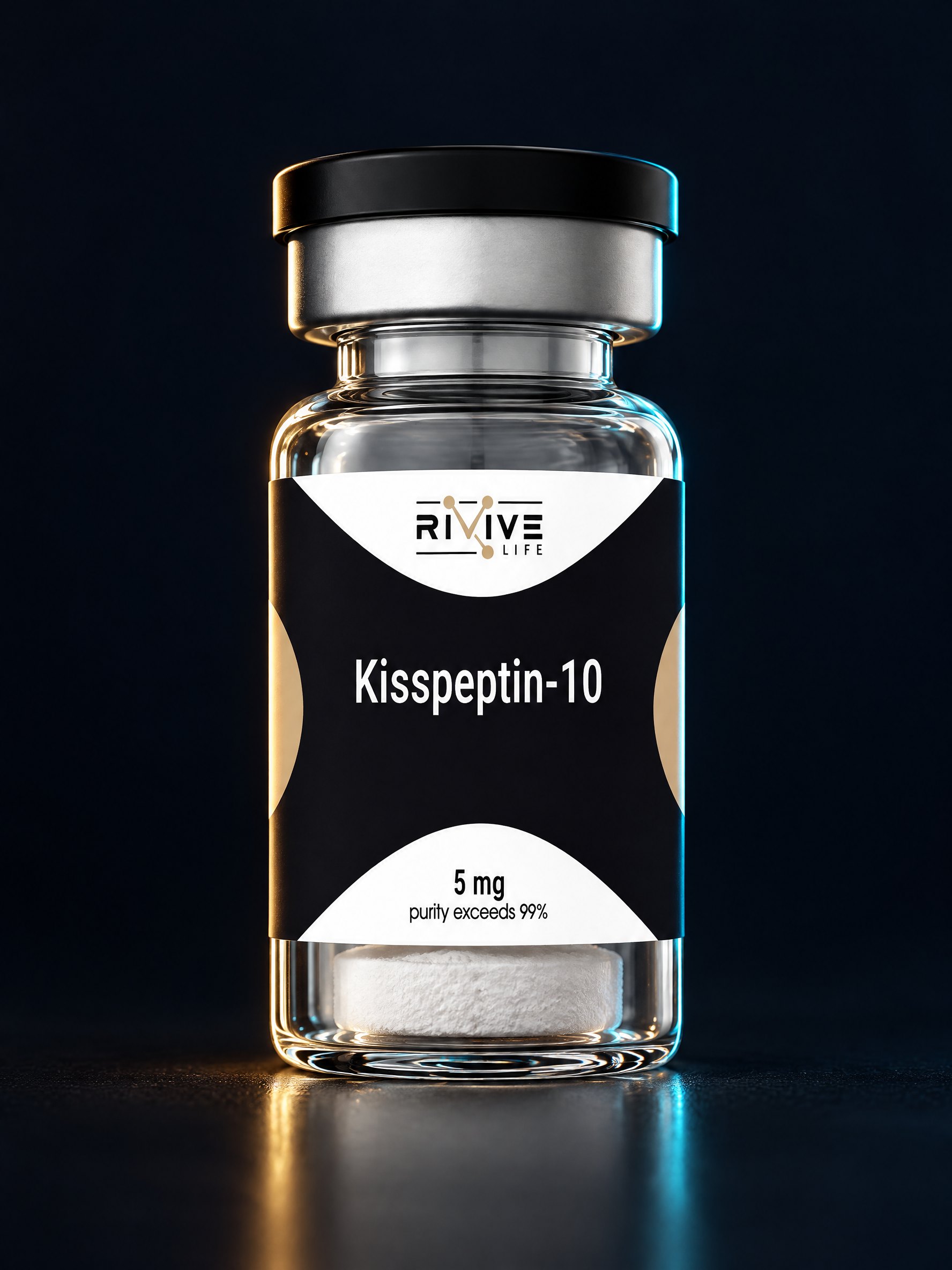 Флакон Kisspeptin-10 5 mg с белым лиофилизатом