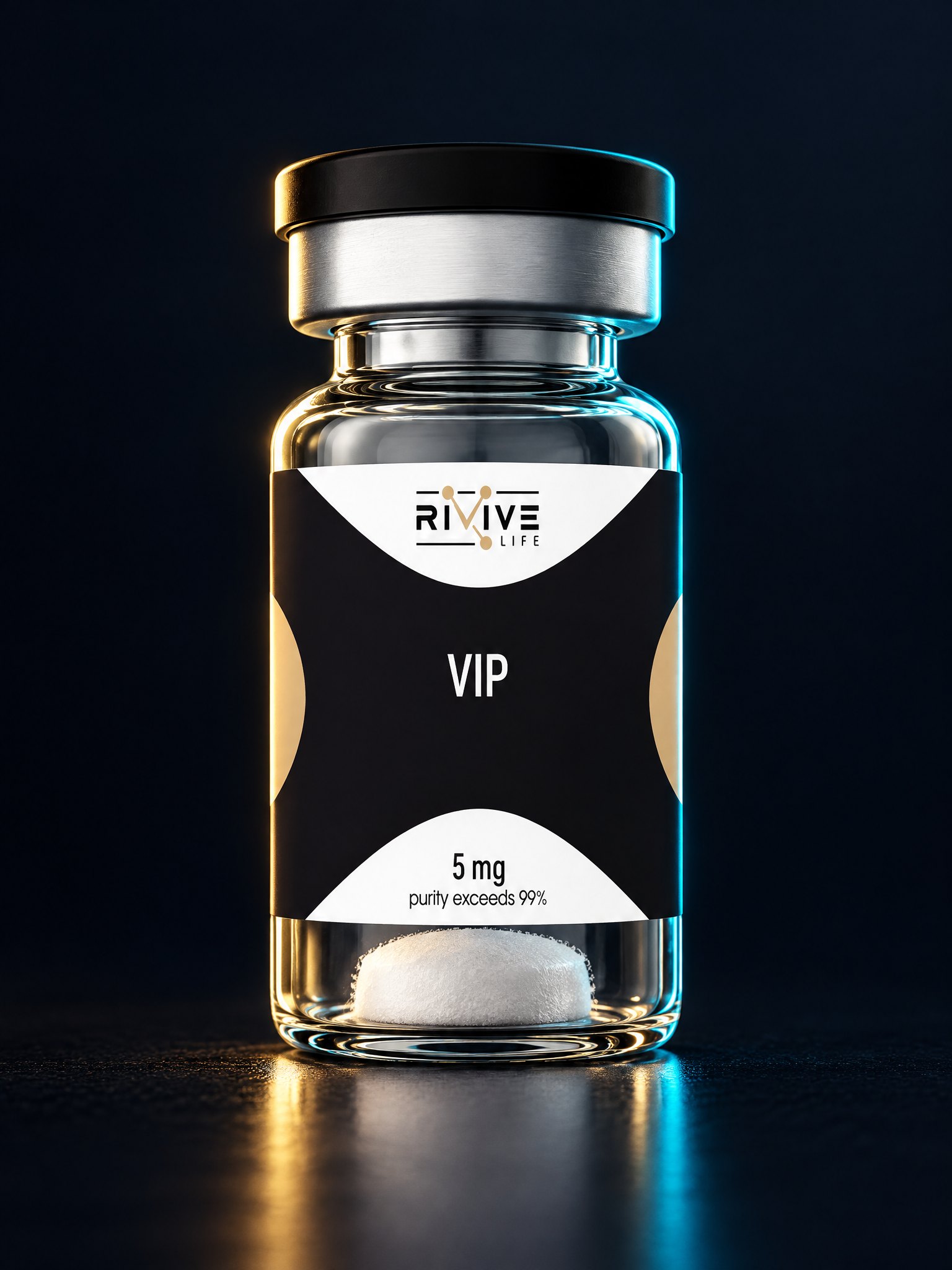 Флакон VIP 5 mg с белым лиофилизатом