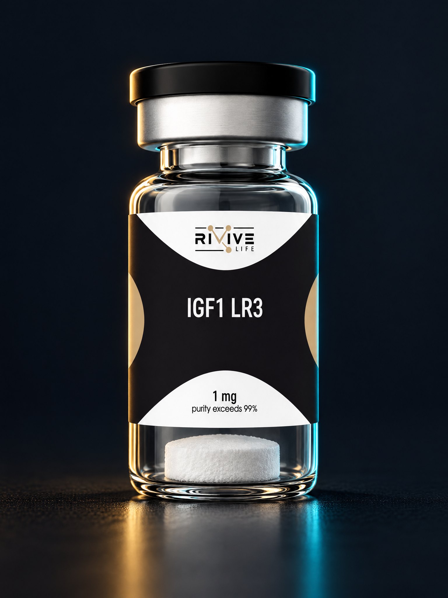 Флакон IGF1 LR3 1 mg с белым лиофилизатом