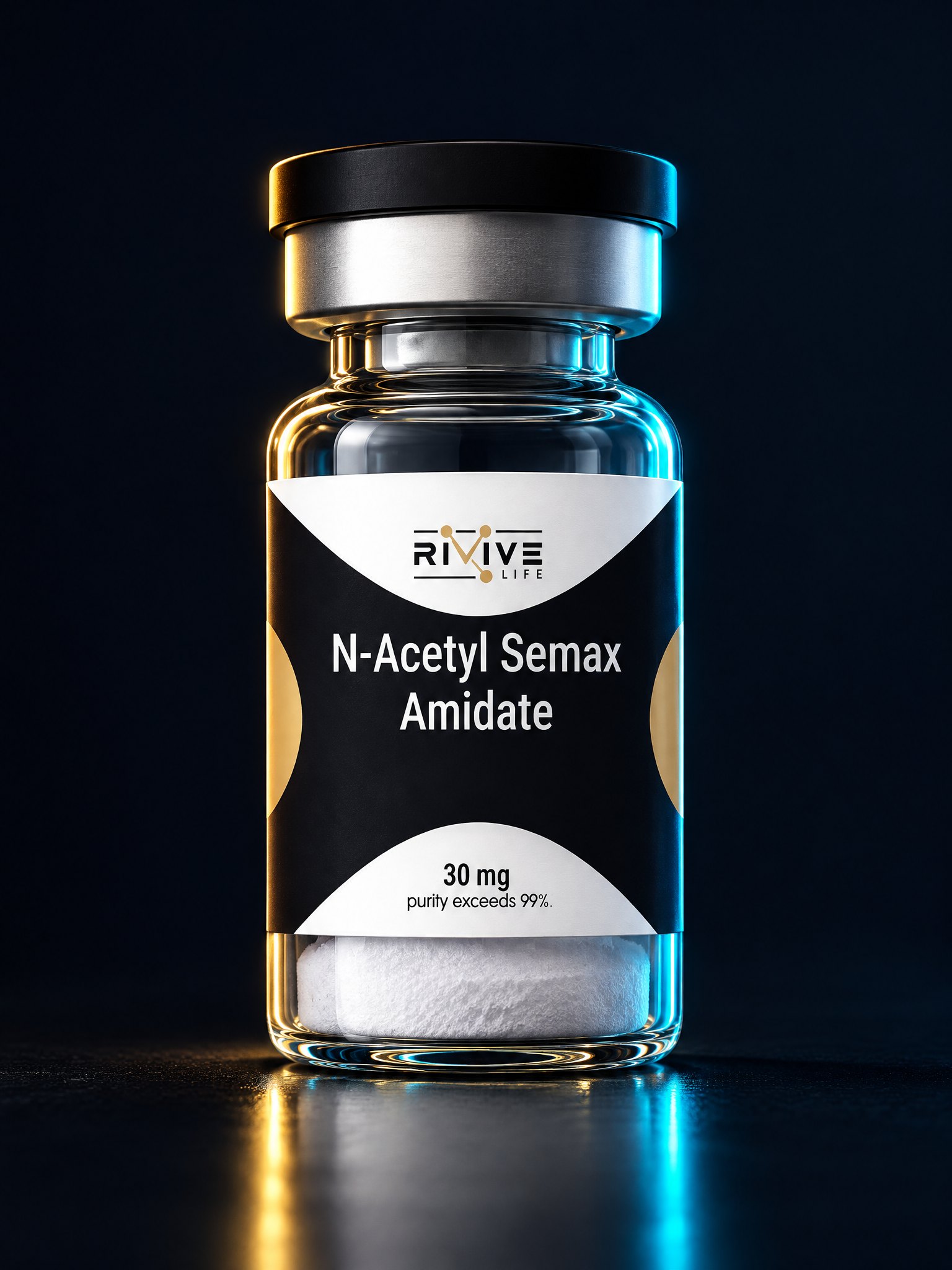 Флакон N-Acetyl Semax Amidate 30 мг, лиофилизат RUO Grade