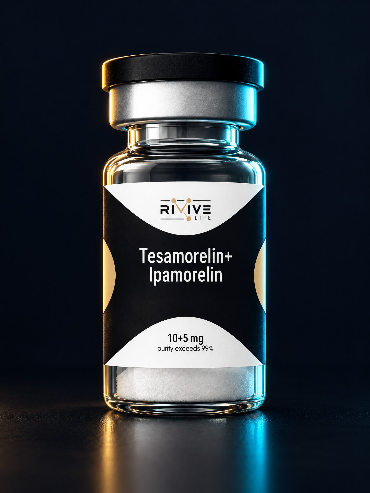 Флакон Tesamorelin +Ipamorelin 10 мг, лиофилизат, HPLC ≥99.0%