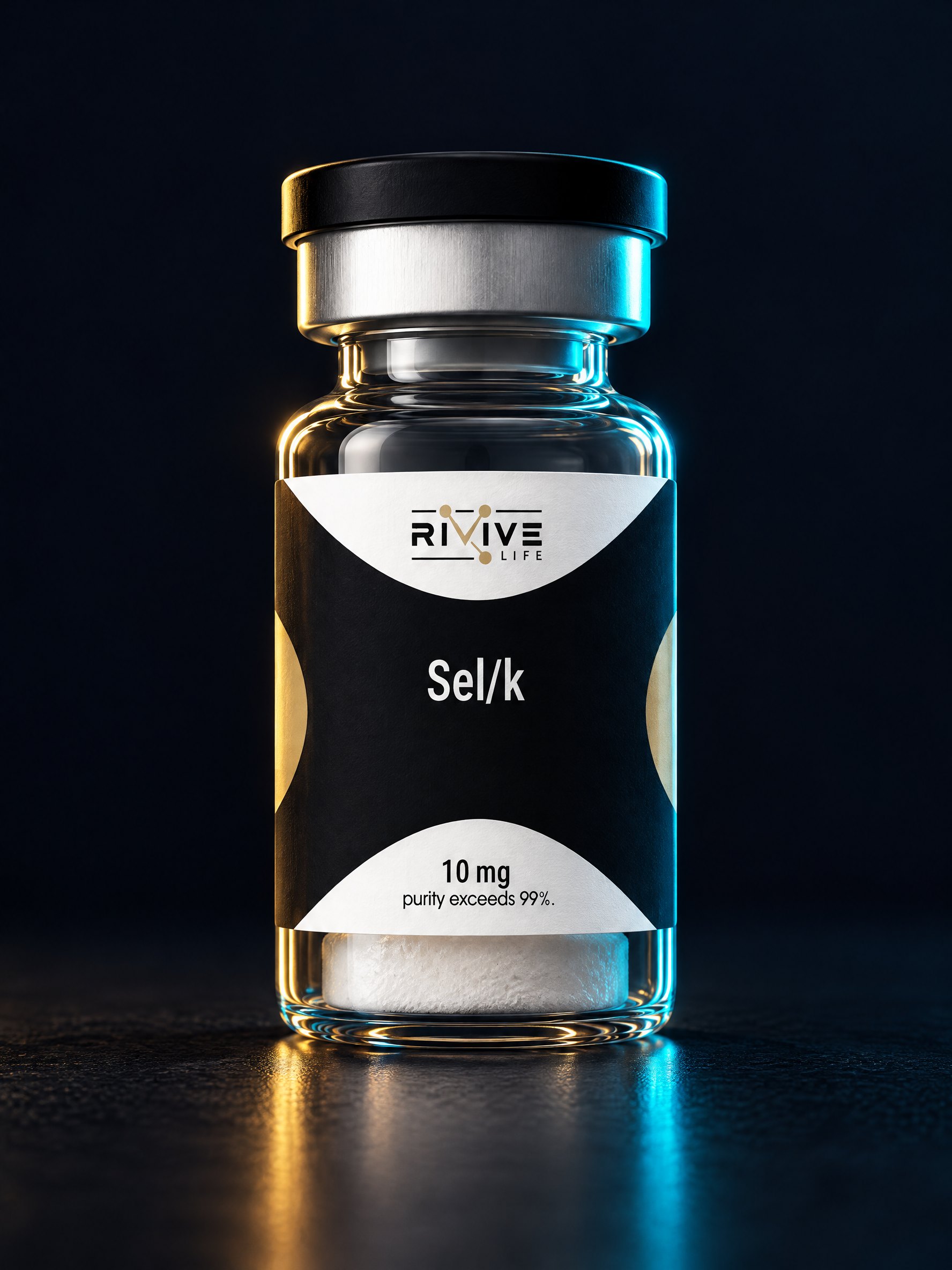 Флакон Selank 10 мг, лиофилизат RUO Grade