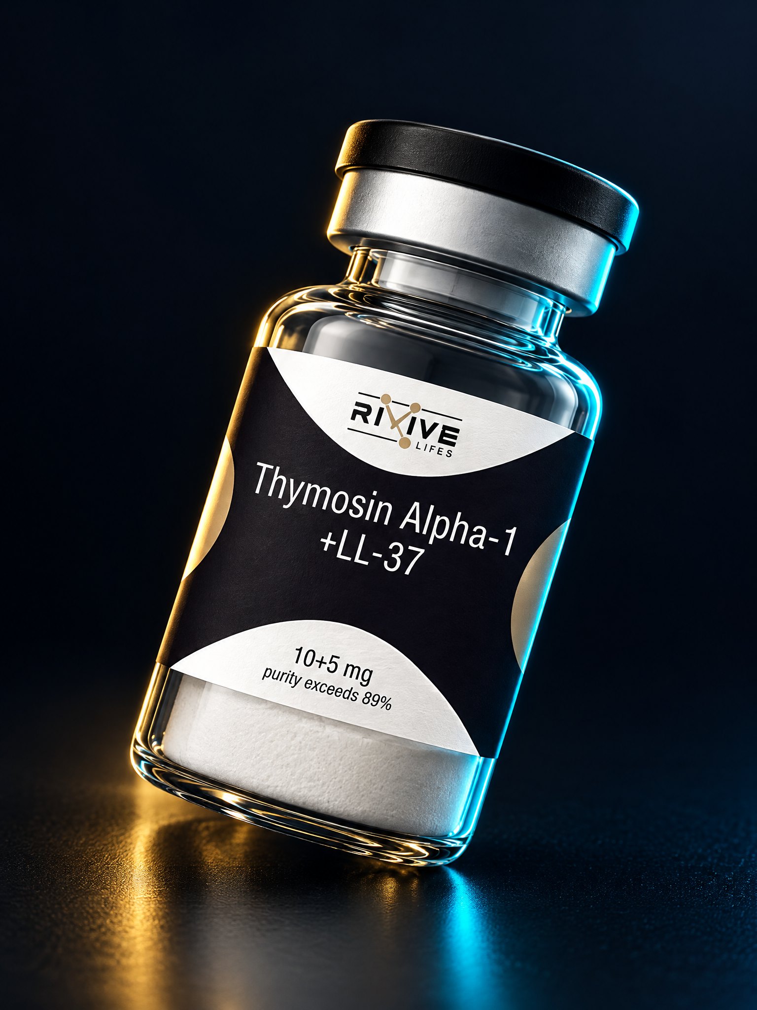 Флакон Thymosin Alpha-1 10 мг + LL-37 5 мг, лиофилизат RUO Grade