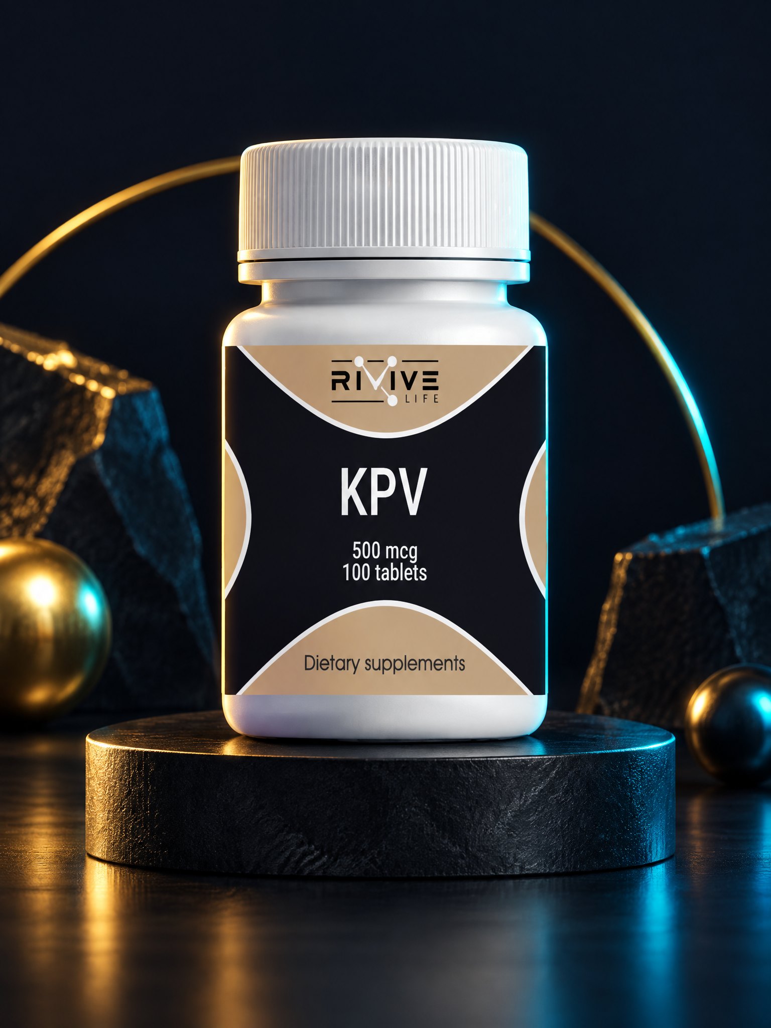 KPV, таблетки 500 мкг × 100, HPLC ≥99.0%, RUO Grade
