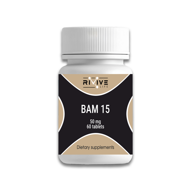 Предметная съёмка BAM 15 (50mg х 60 tablets) — каталог Peptidy