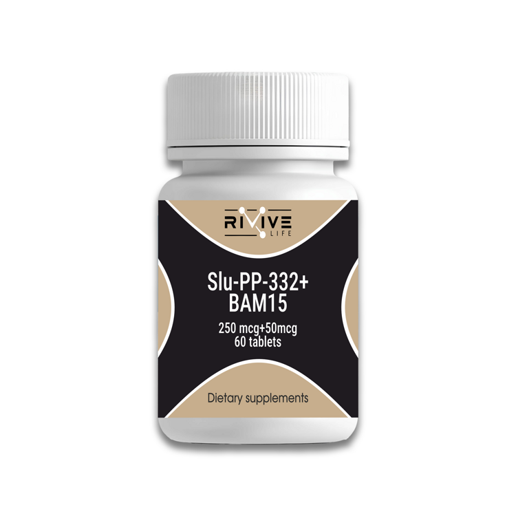 Предметная съёмка SLU-PP-332 250mcg + BAM15 50mcg ( 60 tablets) — каталог Peptidy