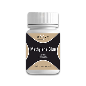 Предметная съёмка Methylene Blue 20mg x 100tablets — каталог Peptidy