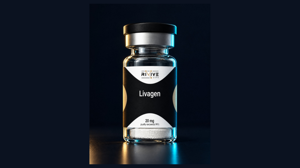Livagen: тетрапептид Lys-Glu-Asp-Ala, флакон 20 мг