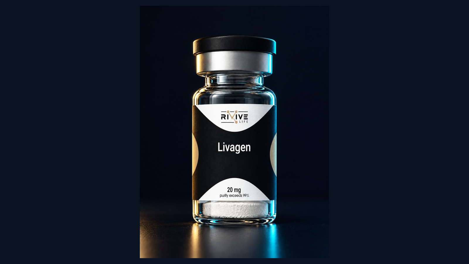 Livagen: тетрапептид Lys-Glu-Asp-Ala, флакон 20 мг